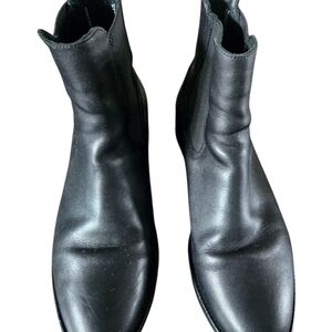 Thursday Boot Blk Company Duke Chelsek Chelsea Leather Boots with Elastic Size 1